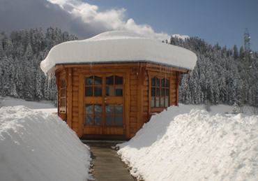 Lusthaus im Emmental im Winter