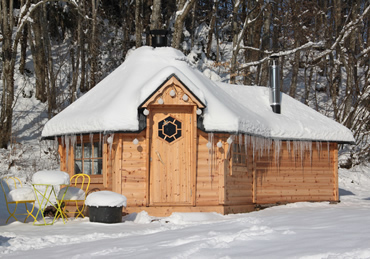 Grill- und Saunahütte